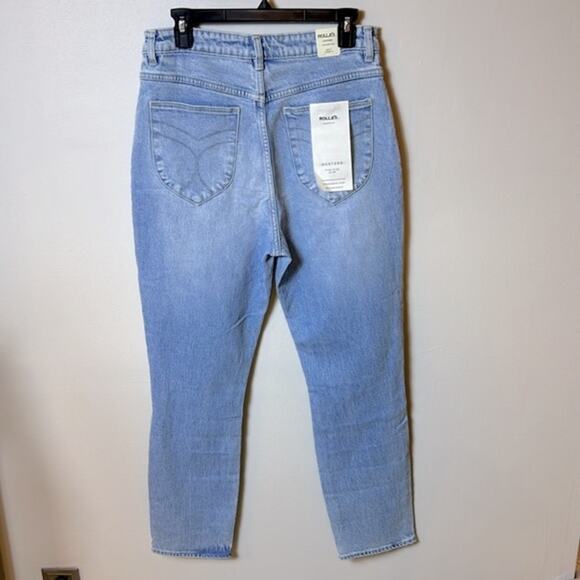 NWT Rolla’s Dusters high rise slim ripped knee jeans in Eco Erin Worn Wash - Picture 7 of 13